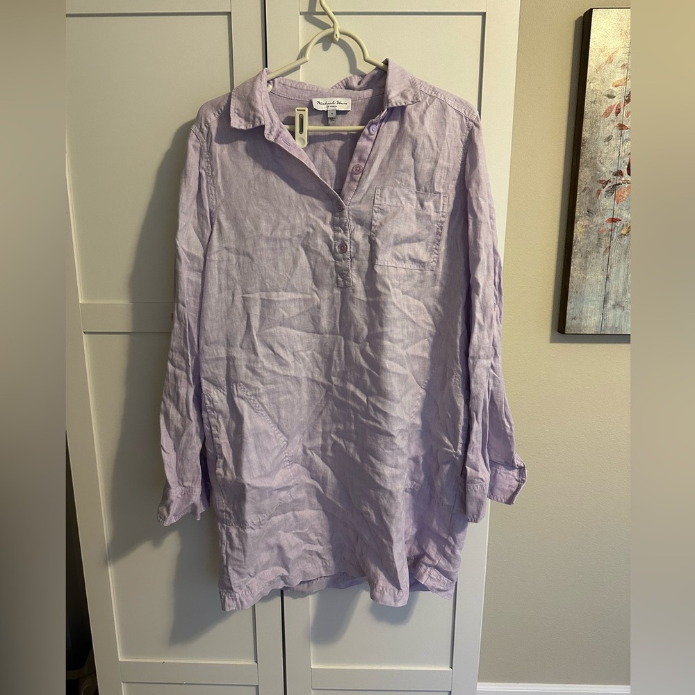 Michael Stars Eleanor dress, medium, lavender
